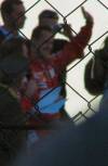 Michael waving
