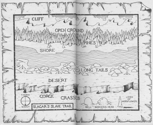 Map of Slagar's Slave Trail