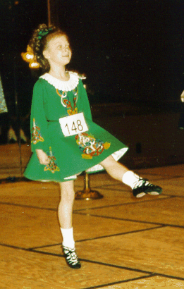 April at the Oireachtas Feis photo by Mom
