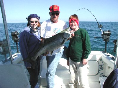Don's grandkids fishing for first time