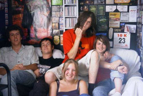 refermentia - from left - michael moncrieff, peter worth, joanna sochacka, james harding, louise hall.