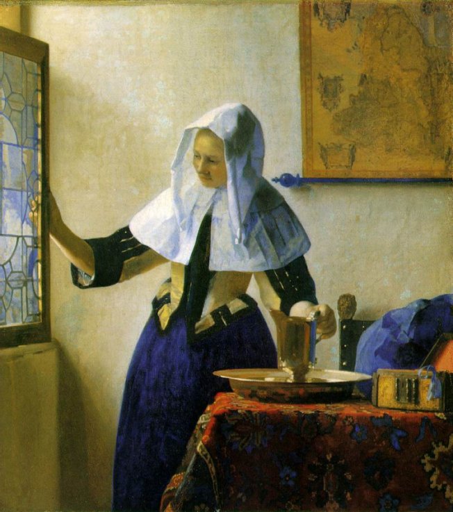 Vermeer Woman with Water Pitcher