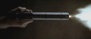 a gun blast