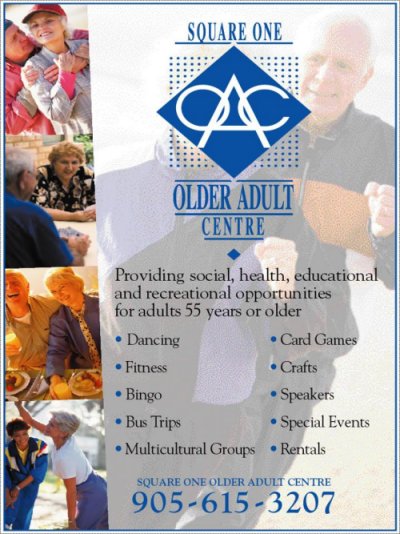 Square One Older Adult Centre 2007 Color Brochure