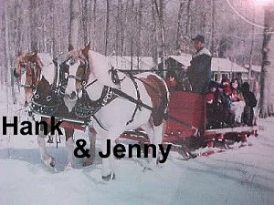 Hank & Jenny - Horses pulling sleigh