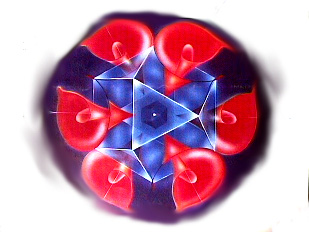 Shushun Flower geometric drawing