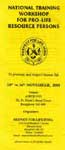 2003_pro-life_training programme_24-26_nov