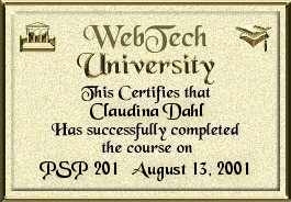 PSP 201 Diploma