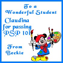 Great Job in PSP101