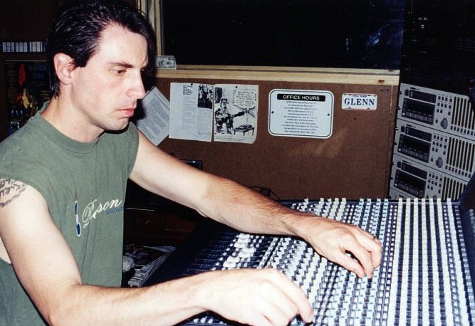 Glen working the mix!