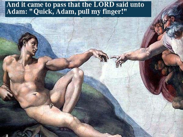 World's first practical joke