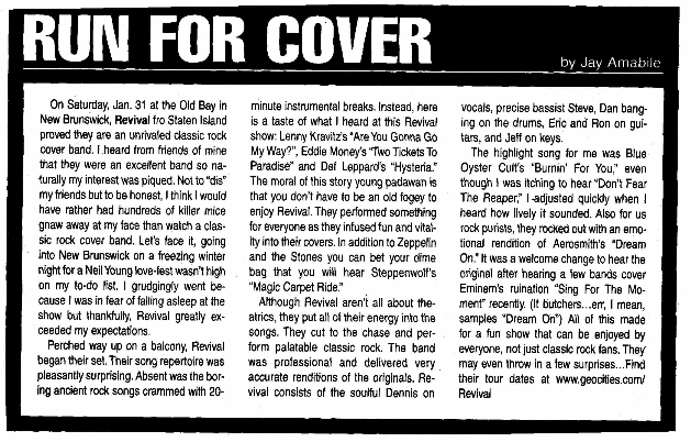 Review from Feb. 18, 2004 issue of The Aquarian