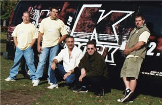 Photo of Revival relaxing before a gig