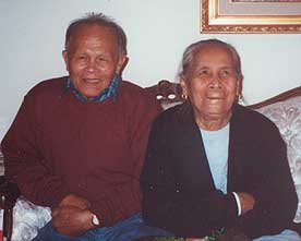 Grandpa and Grandma, Christmas 1995
