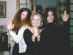 Lizzie with mad (but lovely) friends
