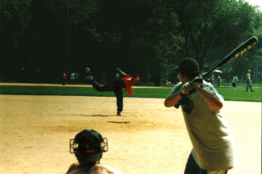 Baseball in Central Park, NYC