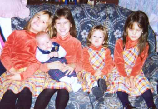 Zoe, Laura, Rebecca, Charlotte & Jonathon