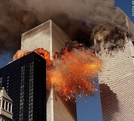 second tower explosion