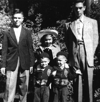 Rick, Tom, Pat, Dave on left, Bob on right. 
