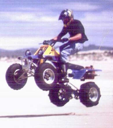 Kerry jumping at Florence, Or.