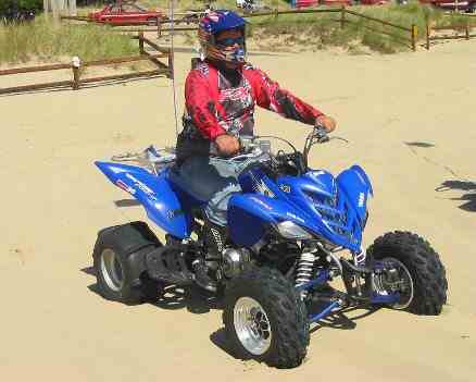 Rick on his 07 Raptor 700R