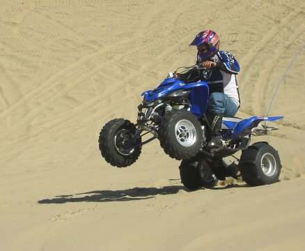 Rick on his 07 Raptor 700R