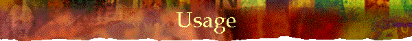 Usage