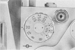 B&H Auto 35, shutter speed dial