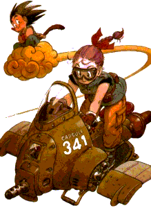 Cute Pic of Goku and Bulma