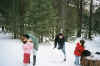 building a snowman