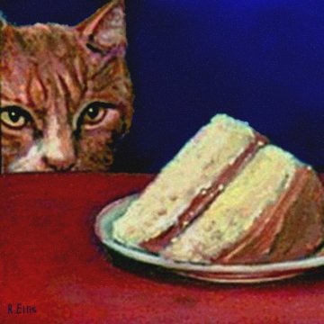dixie with cake