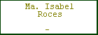 Ma. Isabel Roces