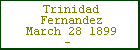 Trinidad Fernandez