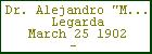 Dr. Alejandro 