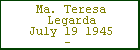 Ma. Teresa Legarda