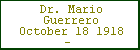 Dr. Mario Guerrero