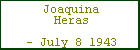 Joaquina Heras