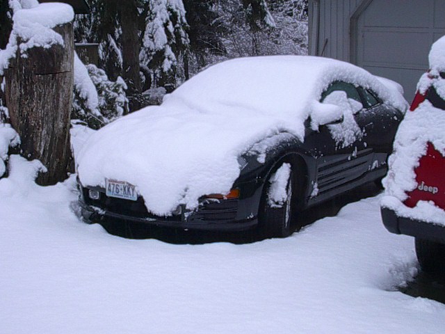 Our Eclipse under the snow