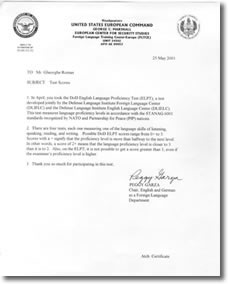 STANAG Letter