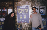 Just outside the Rodon club before the show