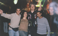 The man with the "Kiss" T-shirt is Pit, which is responsible for the show lighting