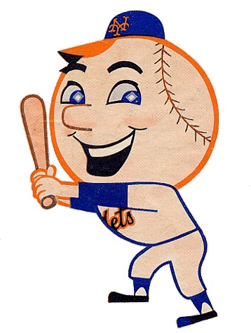 Cartoon version of Mr. Met.