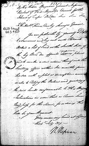 Land Warrant