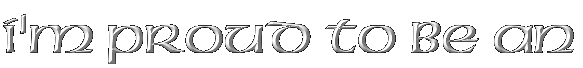 I am proud to be an