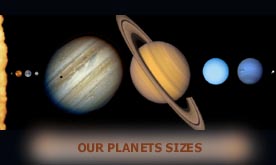 Planet sizes