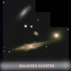 Galaxies cluster