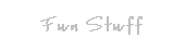 Fun Stuff
