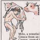 exercise book: Story of Milo of Croton