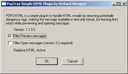 Plug-in options