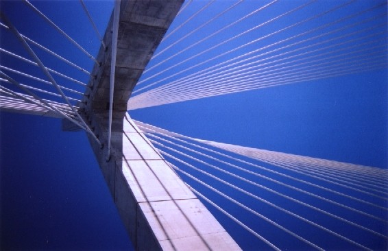The Zakim Bunker Hill Bridge in Boston